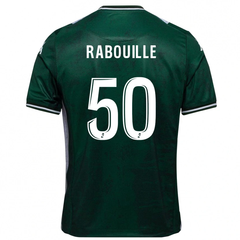 Danxen Herren Valentin Rabouille #50 Grün Weiß Heimtrikot Trikot 2025/26 T-Shirt Schweiz