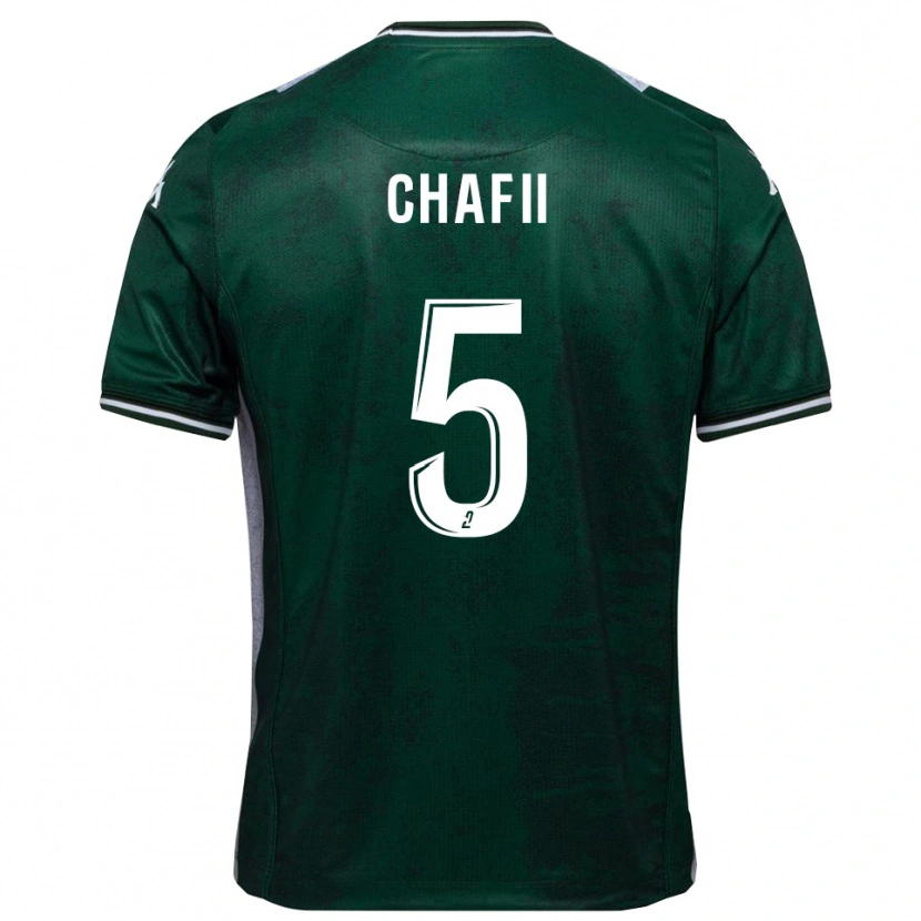 Danxen Herren Mehdi Chafii #5 Grün Weiß Heimtrikot Trikot 2025/26 T-Shirt Schweiz