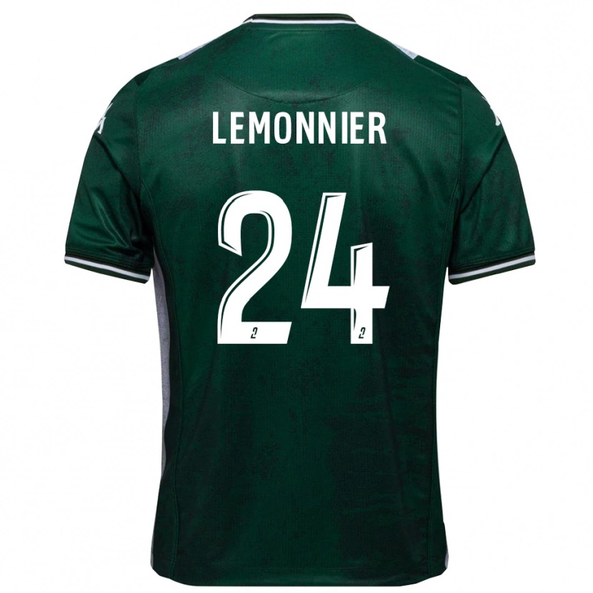 Danxen Herren Pierre Lemonnier #24 Grün Weiß Heimtrikot Trikot 2025/26 T-Shirt Schweiz