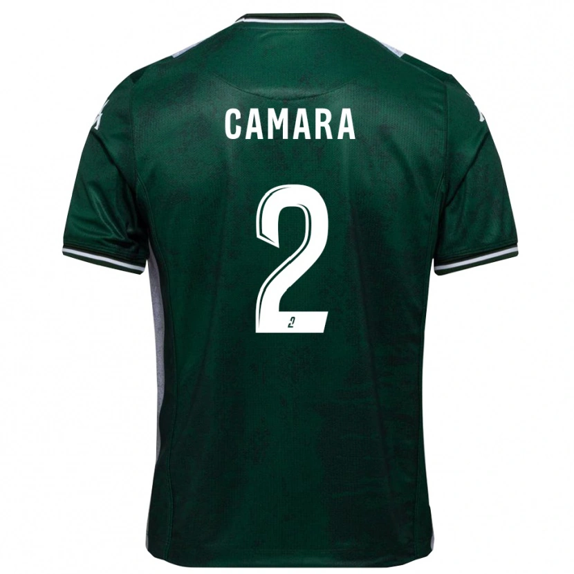 Danxen Herren Diadé Camara #2 Grün Weiß Heimtrikot Trikot 2025/26 T-Shirt Schweiz