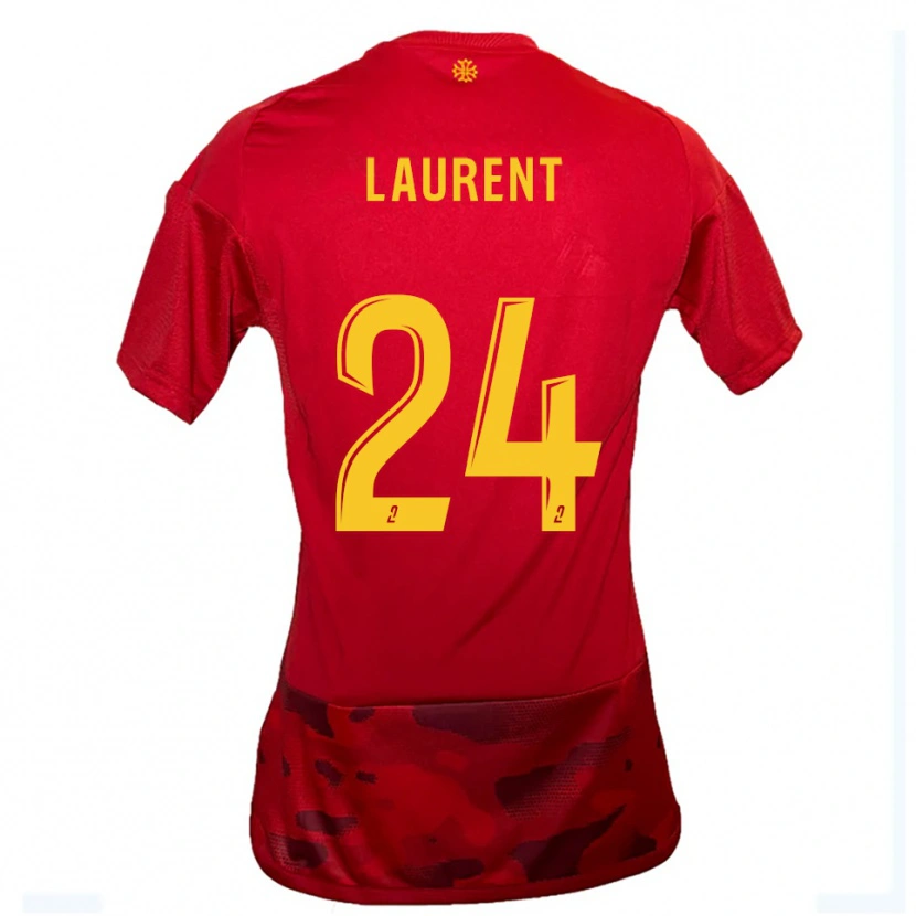 Danxen Herren Loni Laurent #24 Rot Gelb Heimtrikot Trikot 2025/26 T-Shirt Schweiz