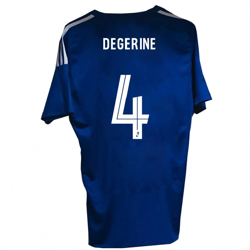 Danxen Herren Saveriu Degerine #4 Blau Weiß Heimtrikot Trikot 2025/26 T-Shirt Schweiz
