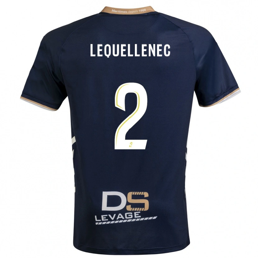 Danxen Herren Yanis Lequellenec #2 Marine Gold Heimtrikot Trikot 2025/26 T-Shirt Schweiz