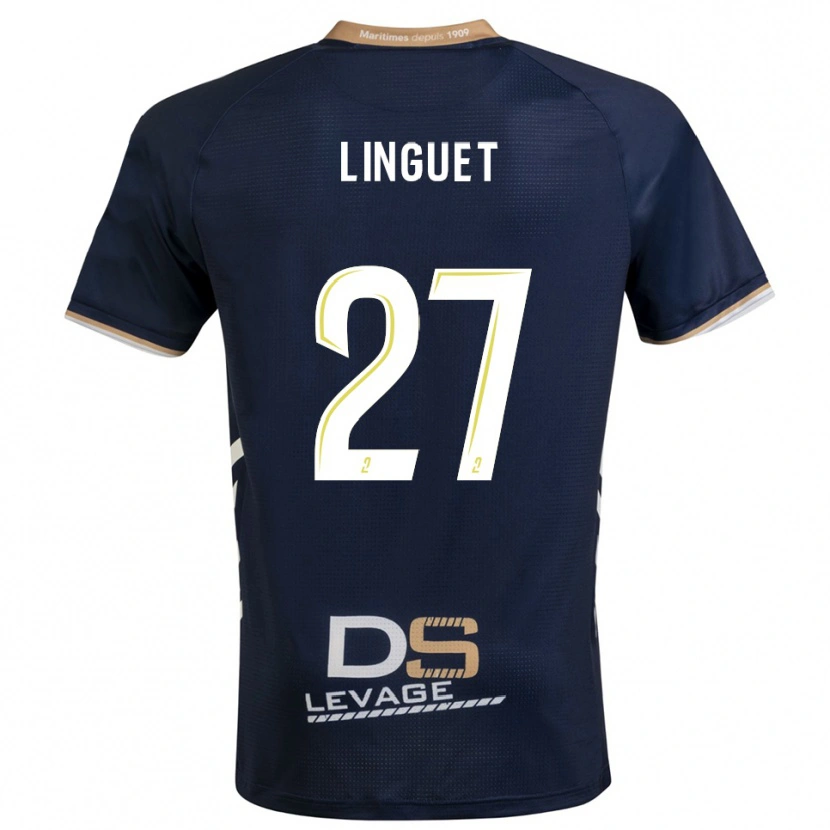 Danxen Herren Allan Linguet #27 Marine Gold Heimtrikot Trikot 2025/26 T-Shirt Schweiz