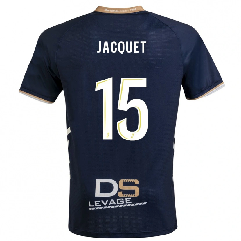 Danxen Herren Nils Jacquet #15 Marine Gold Heimtrikot Trikot 2025/26 T-Shirt Schweiz