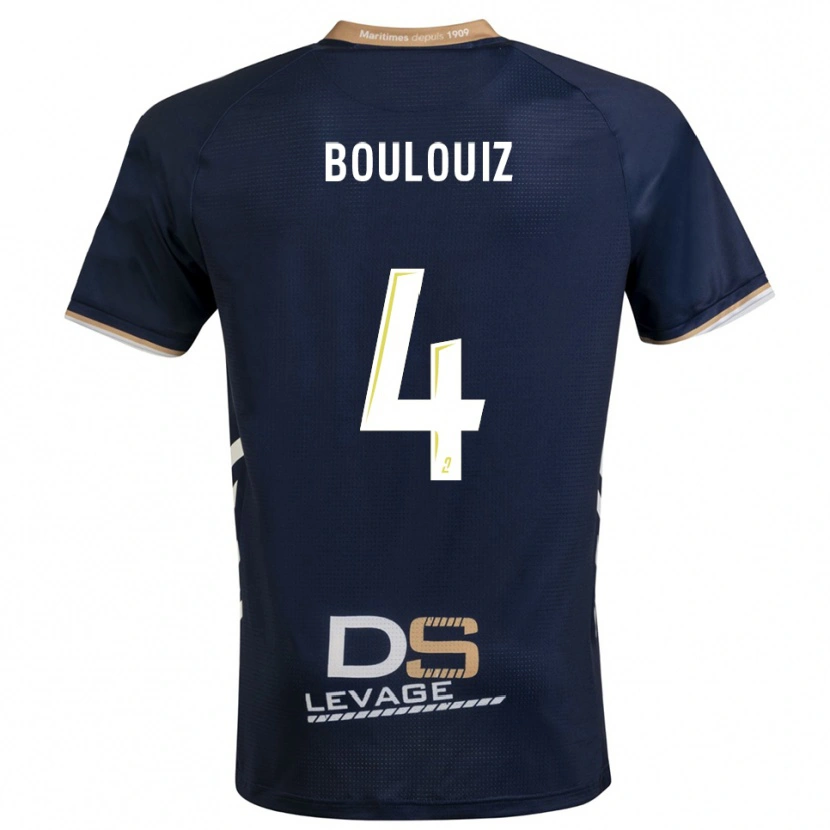 Danxen Herren Salim Boulouiz #4 Marine Gold Heimtrikot Trikot 2025/26 T-Shirt Schweiz