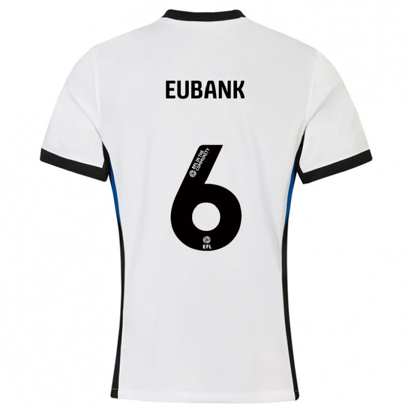 Danxen Herren Cameron Eubank #6 Weiß Blau Auswärtstrikot Trikot 2025/26 T-Shirt Schweiz