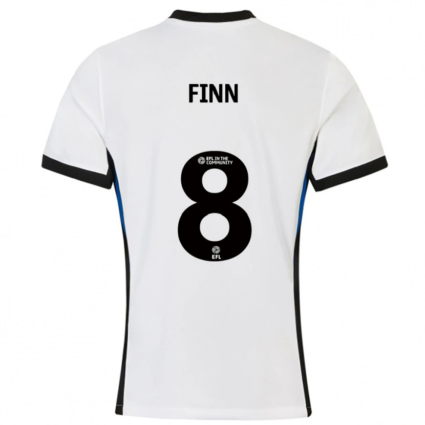 Danxen Herren Jamie Finn #8 Weiß Blau Auswärtstrikot Trikot 2025/26 T-Shirt Schweiz