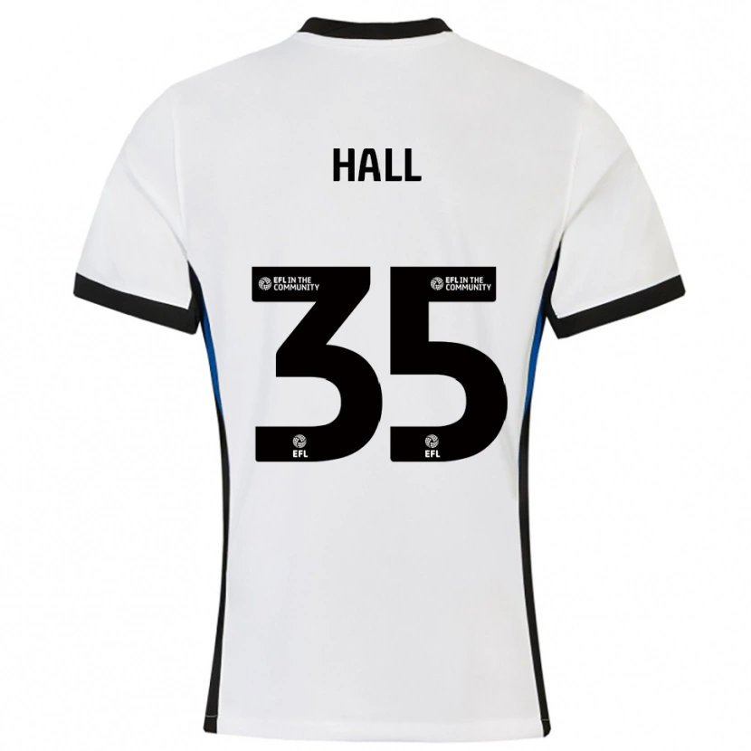 Danxen Herren George Hall #35 Weiß Blau Auswärtstrikot Trikot 2025/26 T-Shirt Schweiz