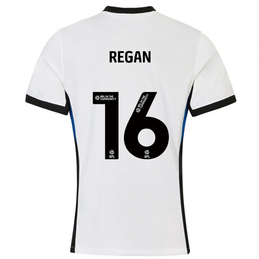Danxen Herren Rory Regan #16 Weiß Blau Auswärtstrikot Trikot 2025/26 T-Shirt Schweiz