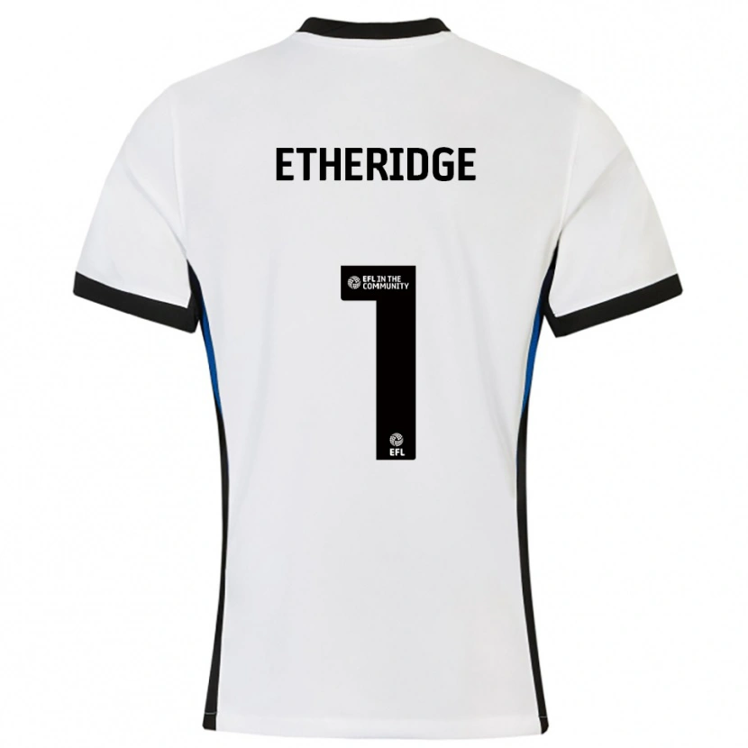 Danxen Herren Neil Etheridge #1 Weiß Blau Auswärtstrikot Trikot 2025/26 T-Shirt Schweiz