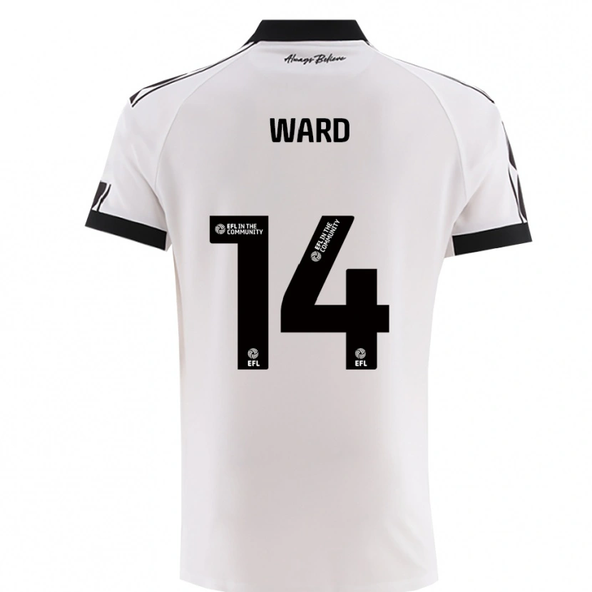 Danxen Herren Mari Ward #14 Weiß Schwarz Auswärtstrikot Trikot 2025/26 T-Shirt Schweiz