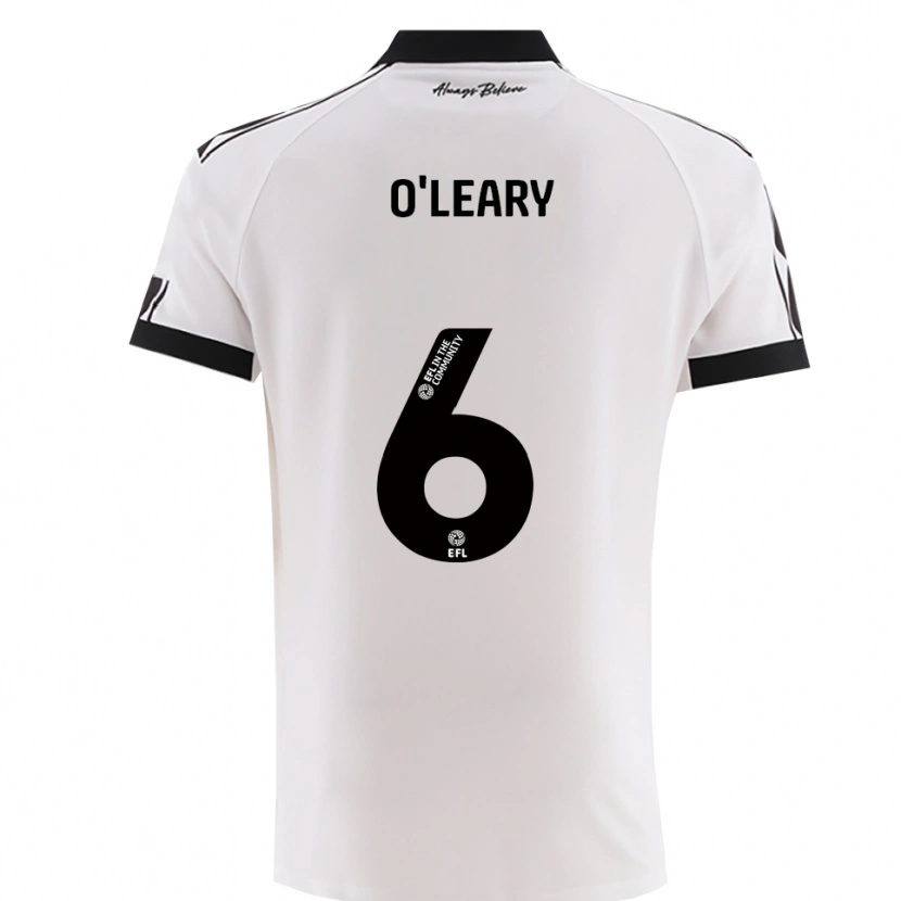 Danxen Herren Lia O'leary #6 Weiß Schwarz Auswärtstrikot Trikot 2025/26 T-Shirt Schweiz