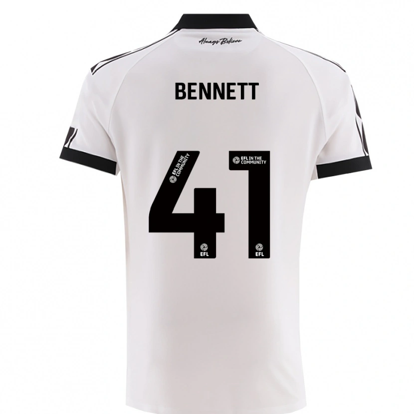 Danxen Herren Harley Bennett #41 Weiß Schwarz Auswärtstrikot Trikot 2025/26 T-Shirt Schweiz