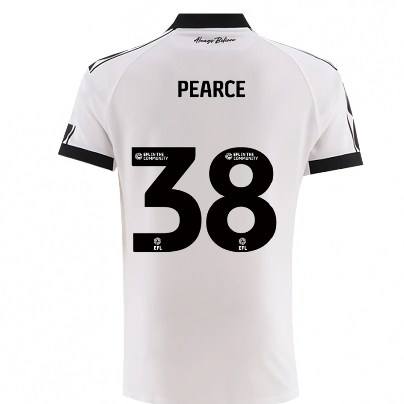 Danxen Herren Manon Pearce #38 Weiß Schwarz Auswärtstrikot Trikot 2025/26 T-Shirt Schweiz