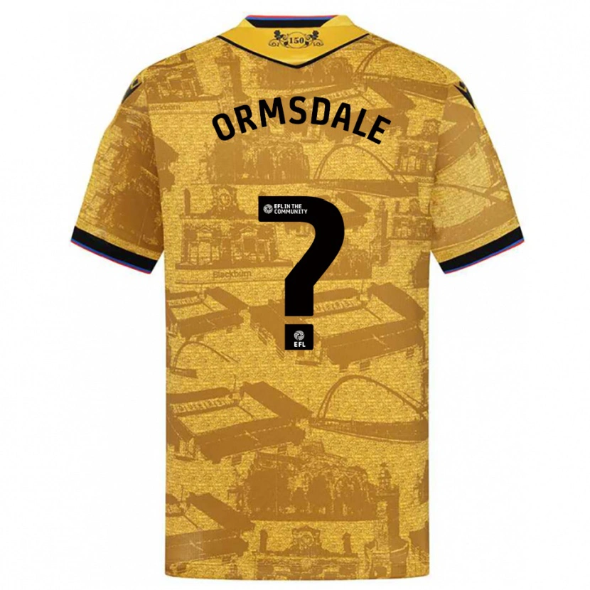 Danxen Herren Brandon Ormsdale #0 Gold Schwarz Auswärtstrikot Trikot 2025/26 T-Shirt Schweiz