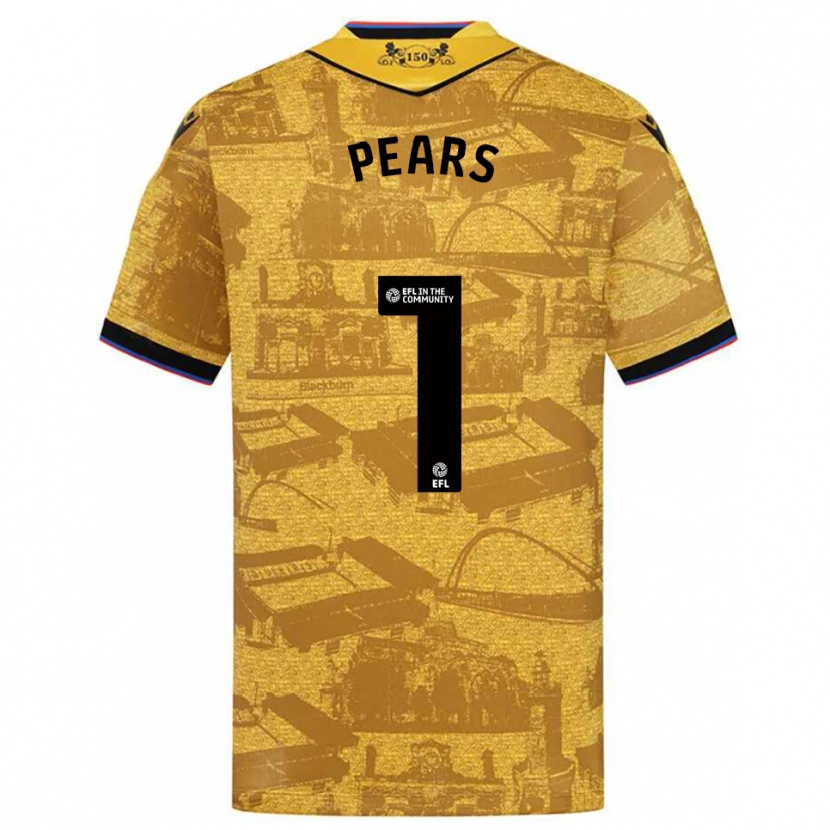 Danxen Herren Aynsley Pears #1 Gold Schwarz Auswärtstrikot Trikot 2025/26 T-Shirt Schweiz