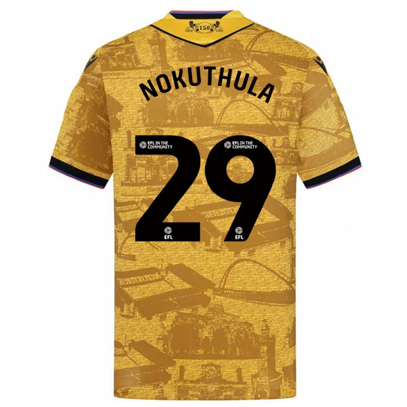 Danxen Herren Faith Nokuthula #29 Gold Schwarz Auswärtstrikot Trikot 2025/26 T-Shirt Schweiz