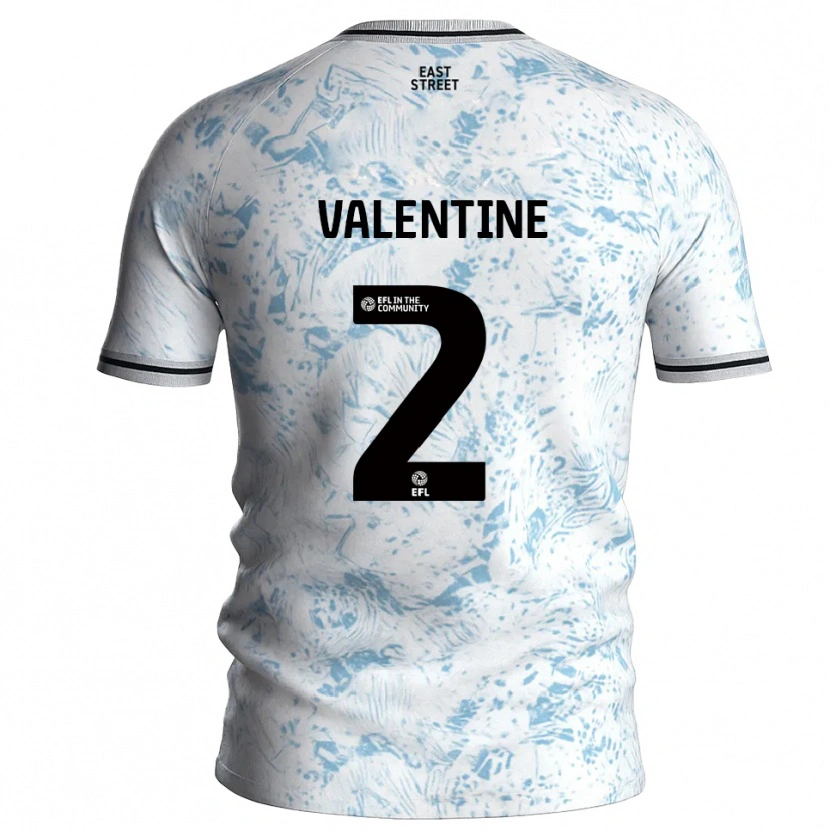 Danxen Herren Phoenix Valentine #2 Weiß Himmelblau Auswärtstrikot Trikot 2025/26 T-Shirt Schweiz
