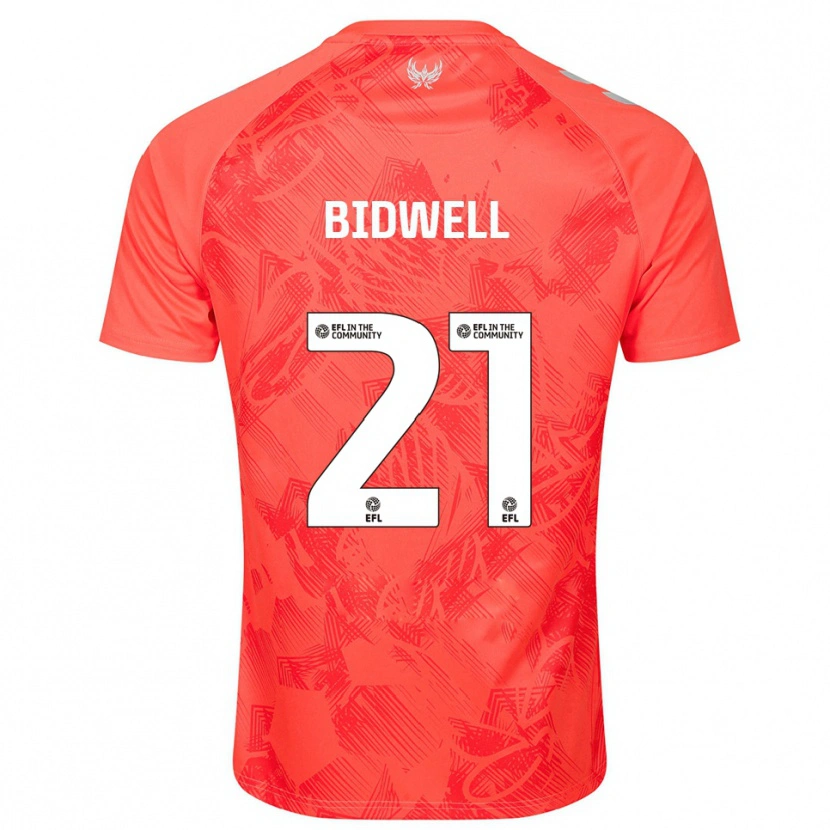 Danxen Herren Jake Bidwell #21 Orange Weiß Auswärtstrikot Trikot 2025/26 T-Shirt Schweiz