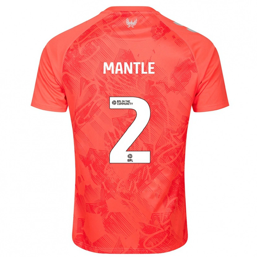 Danxen Herren David Mantle #2 Orange Weiß Auswärtstrikot Trikot 2025/26 T-Shirt Schweiz