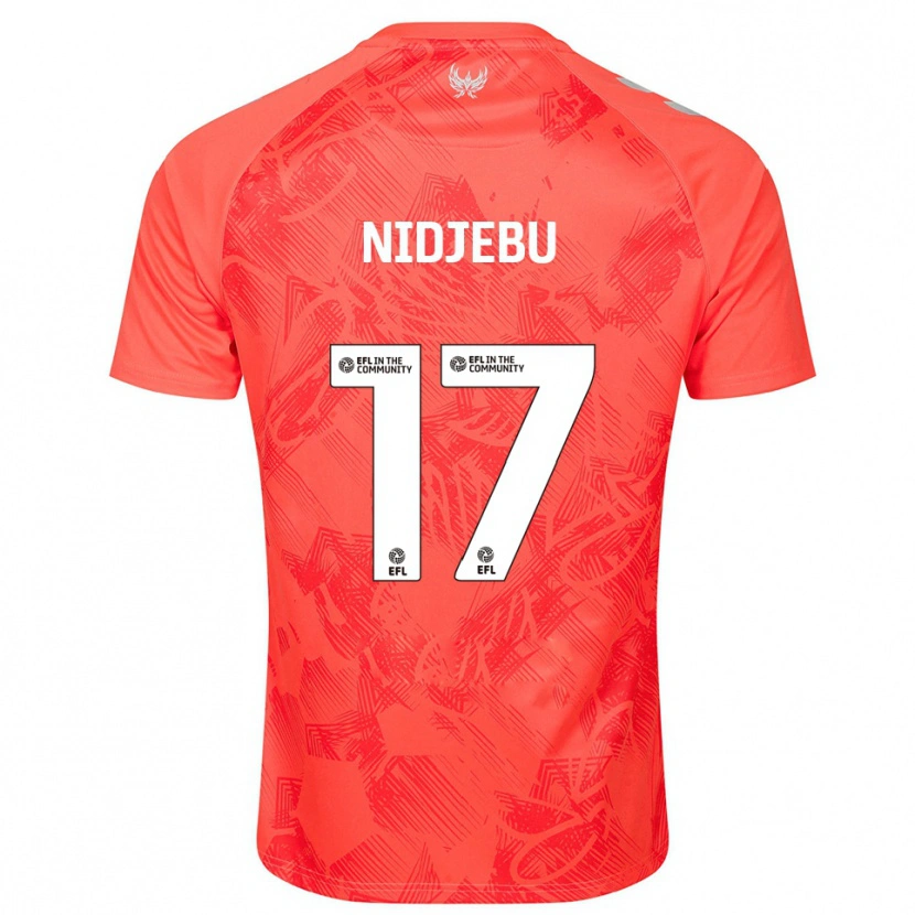 Danxen Herren Success Nidjebu #17 Orange Weiß Auswärtstrikot Trikot 2025/26 T-Shirt Schweiz