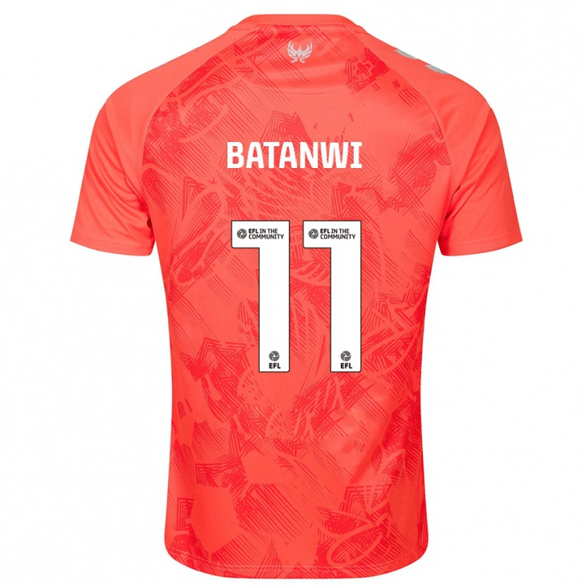 Danxen Herren Tristen Batanwi #11 Orange Weiß Auswärtstrikot Trikot 2025/26 T-Shirt Schweiz