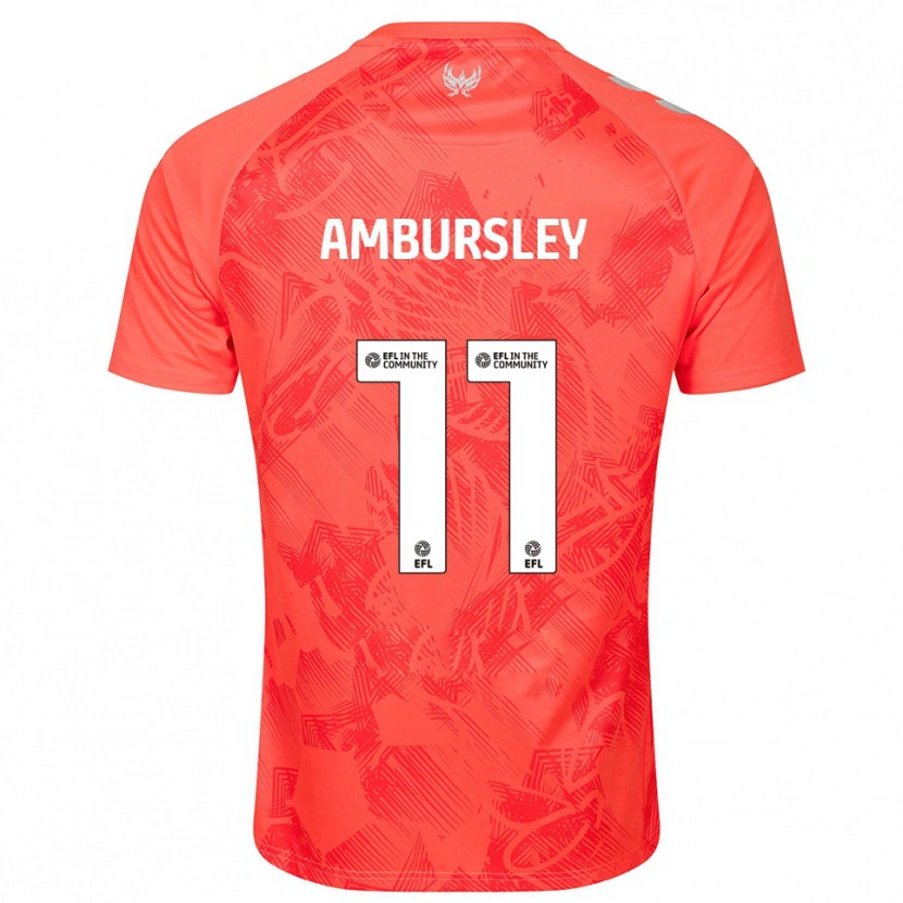 Danxen Herren Conrad Ambursley #11 Orange Weiß Auswärtstrikot Trikot 2025/26 T-Shirt Schweiz