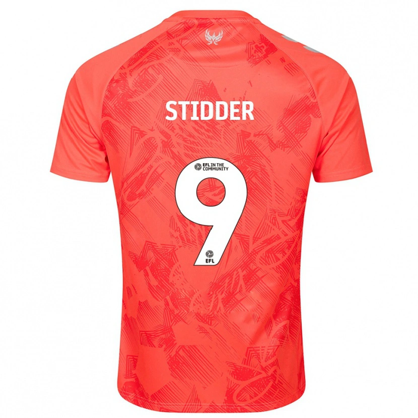 Danxen Herren Joshua Stidder #9 Orange Weiß Auswärtstrikot Trikot 2025/26 T-Shirt Schweiz
