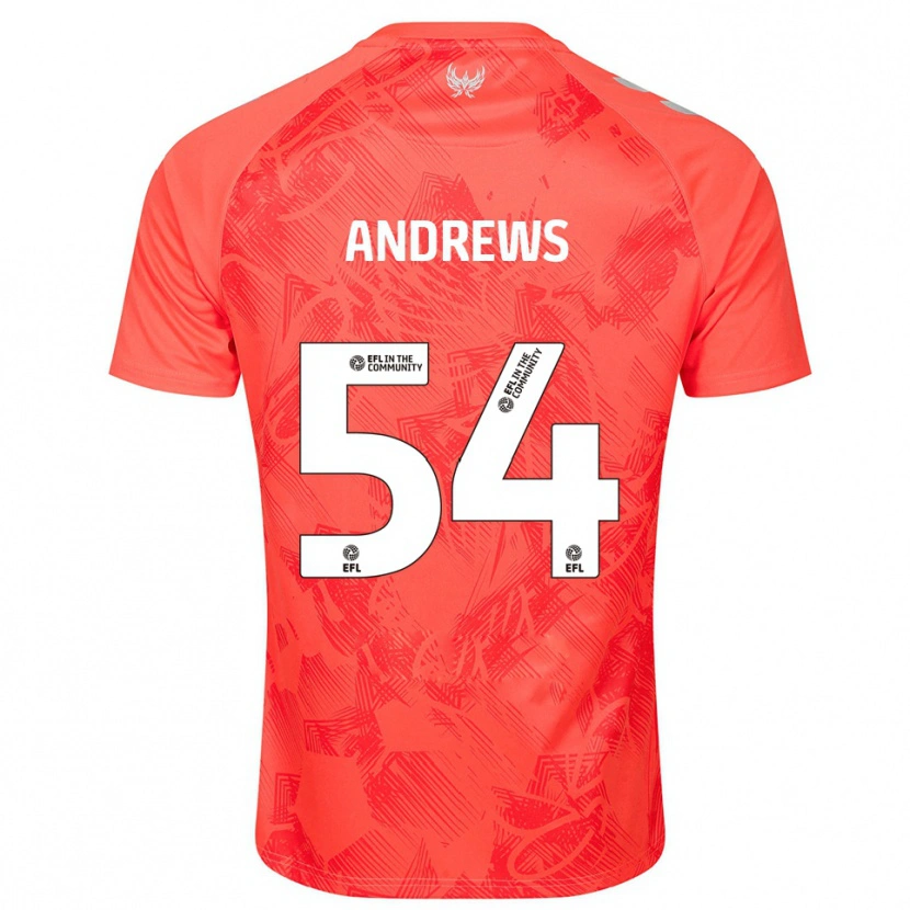Danxen Herren Kai Andrews #54 Orange Weiß Auswärtstrikot Trikot 2025/26 T-Shirt Schweiz