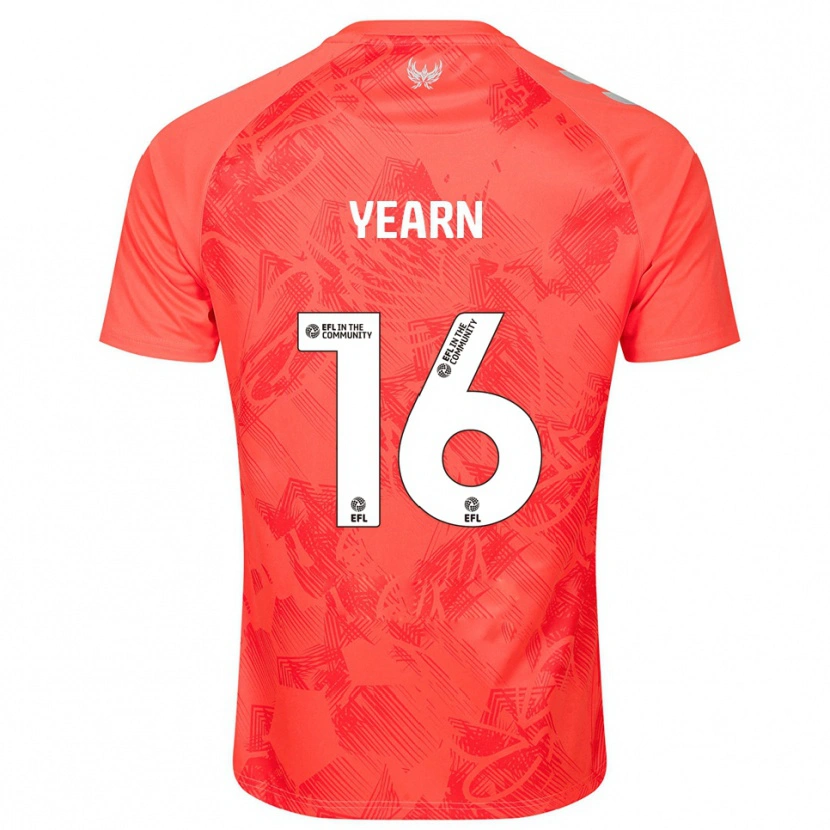Danxen Herren Kai Yearn #16 Orange Weiß Auswärtstrikot Trikot 2025/26 T-Shirt Schweiz