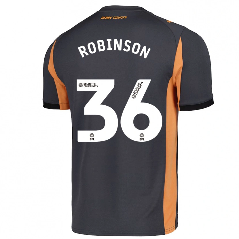 Danxen Herren Keilen Robinson #36 Grau Orange Schwarz Auswärtstrikot Trikot 2025/26 T-Shirt Schweiz