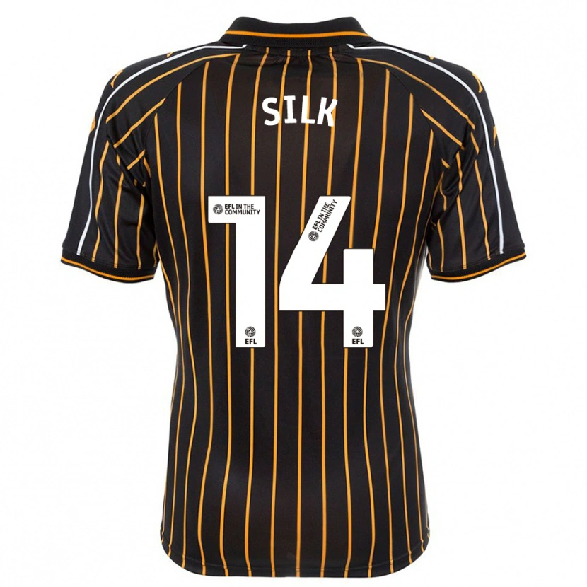 Danxen Herren Reuben Silk #14 Weiß Schwarz Auswärtstrikot Trikot 2025/26 T-Shirt Schweiz