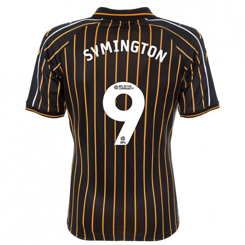 Danxen Herren Jo Symington #9 Weiß Schwarz Auswärtstrikot Trikot 2025/26 T-Shirt Schweiz