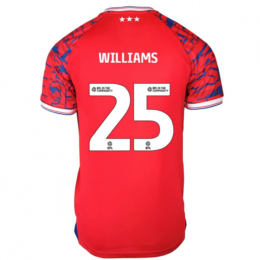 Danxen Herren Erin Williams #25 Rot Blau Auswärtstrikot Trikot 2025/26 T-Shirt Schweiz