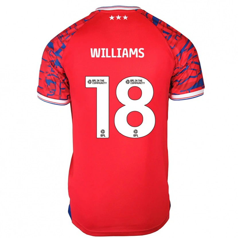 Danxen Herren Brandon Williams #18 Rot Blau Auswärtstrikot Trikot 2025/26 T-Shirt Schweiz