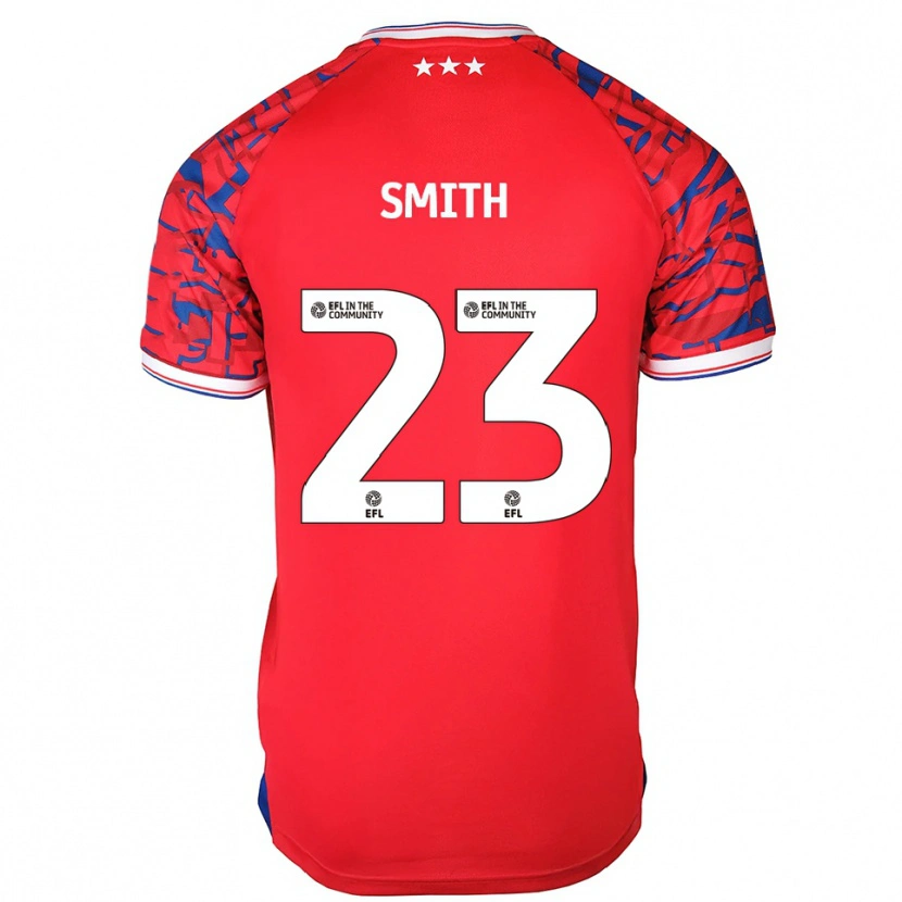 Danxen Herren Abbi Smith #23 Rot Blau Auswärtstrikot Trikot 2025/26 T-Shirt Schweiz