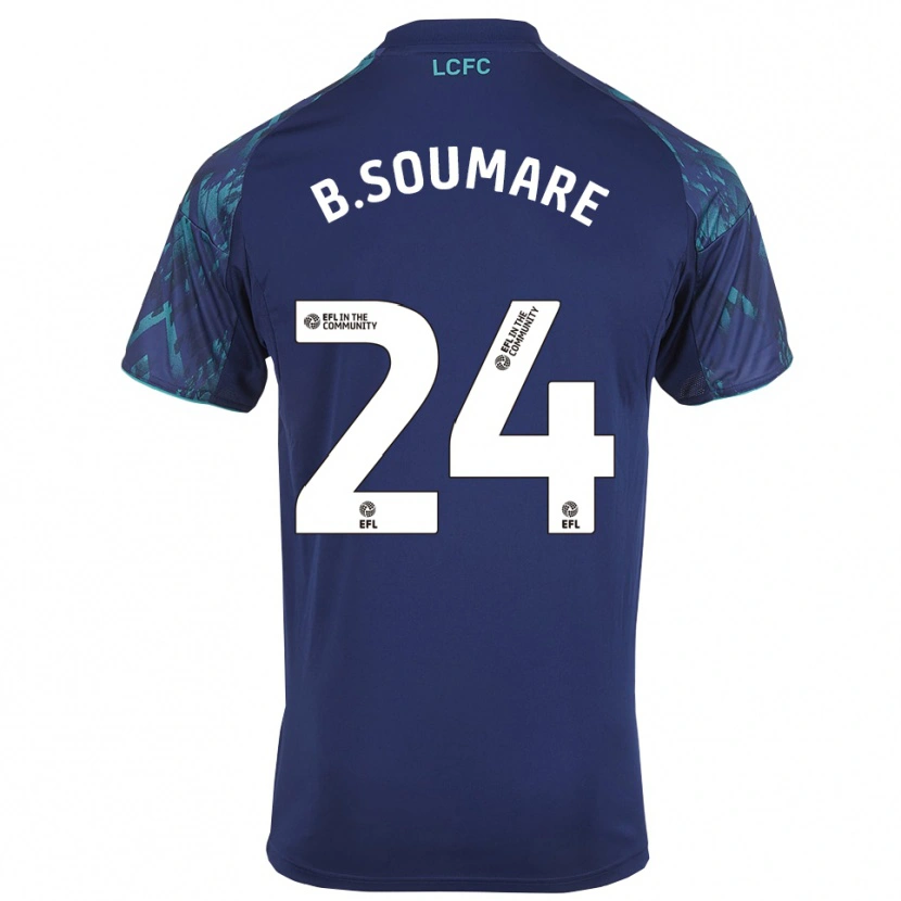Danxen Herren Boubakary Soumaré #24 Marinegrün Weiß Auswärtstrikot Trikot 2025/26 T-Shirt Schweiz