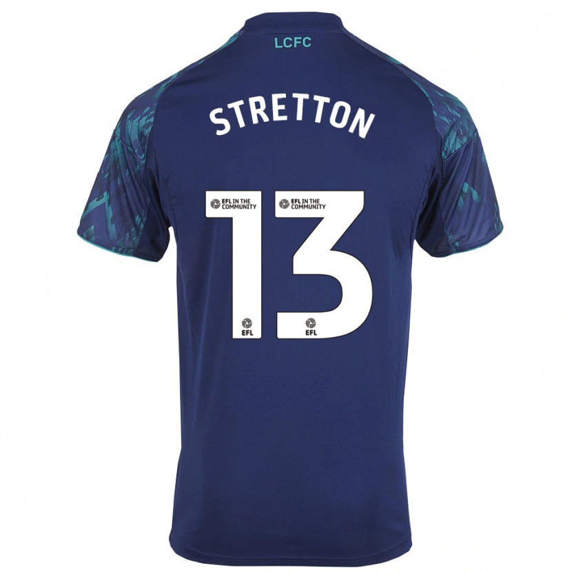 Danxen Herren Leo Stretton #13 Marinegrün Weiß Auswärtstrikot Trikot 2025/26 T-Shirt Schweiz