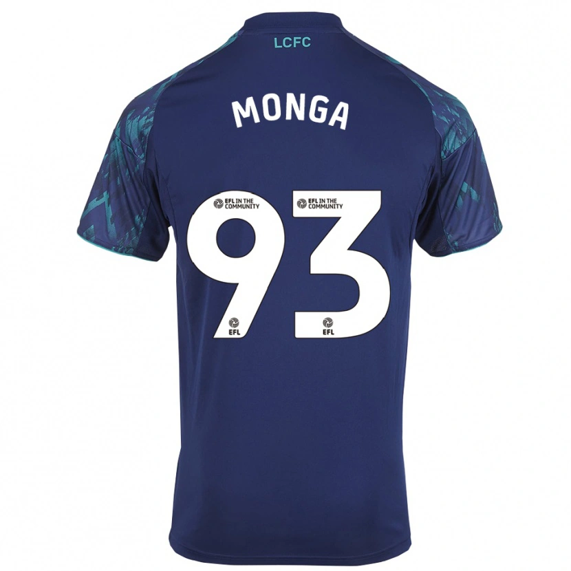 Danxen Herren Jeremy Monga #93 Marinegrün Weiß Auswärtstrikot Trikot 2025/26 T-Shirt Schweiz