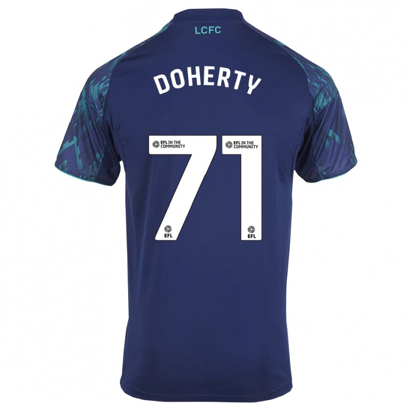 Danxen Herren Arlo Doherty #71 Marinegrün Weiß Auswärtstrikot Trikot 2025/26 T-Shirt Schweiz