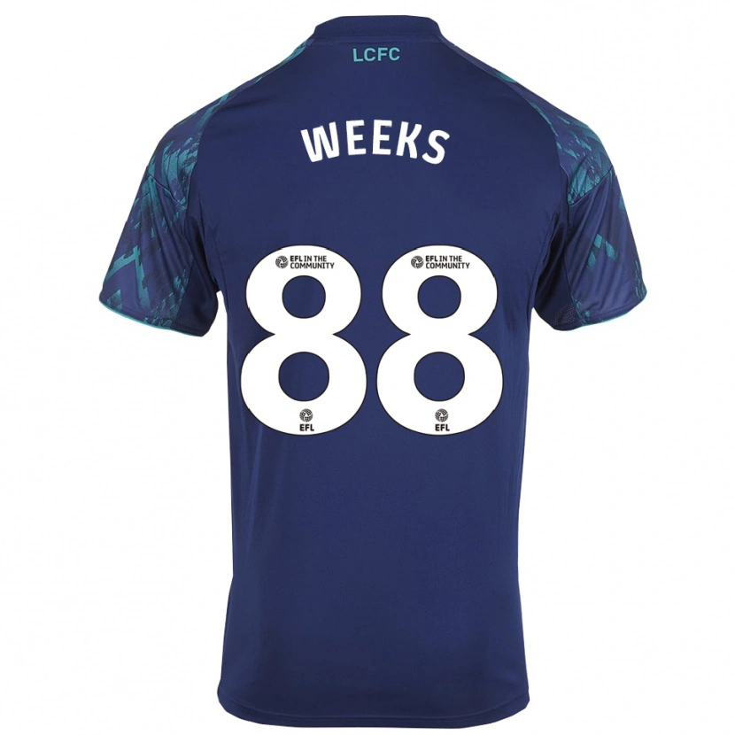 Danxen Herren Tyler Weeks #88 Marinegrün Weiß Auswärtstrikot Trikot 2025/26 T-Shirt Schweiz