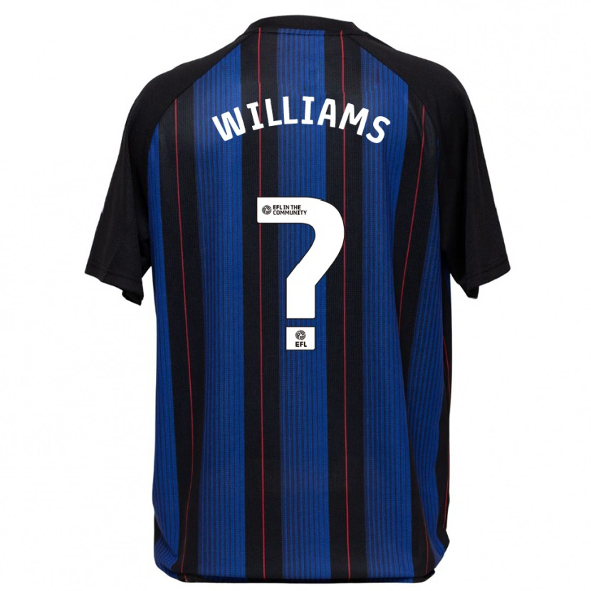 Danxen Herren Logan Williams #0 Blau Schwarz Auswärtstrikot Trikot 2025/26 T-Shirt Schweiz