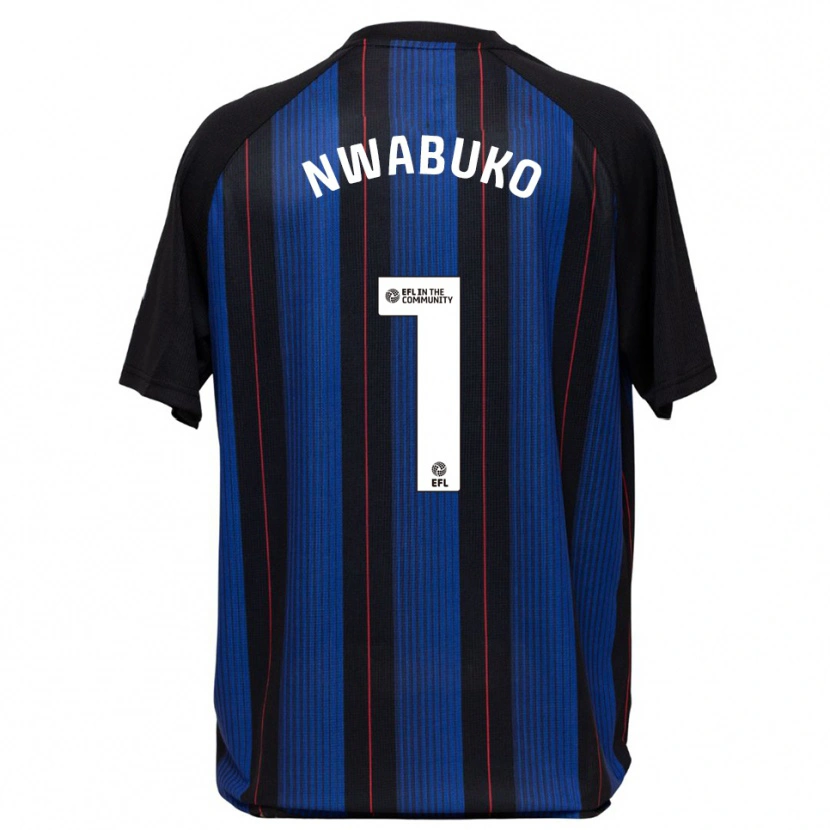 Danxen Herren Sam Nwabuko #1 Blau Schwarz Auswärtstrikot Trikot 2025/26 T-Shirt Schweiz