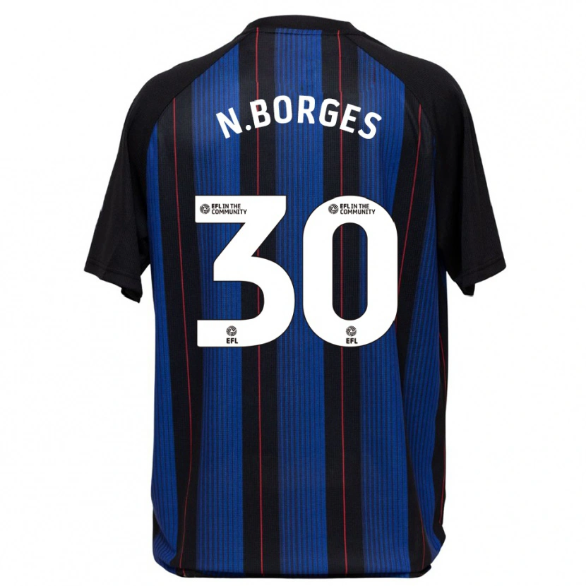 Danxen Herren Neto Borges #30 Blau Schwarz Auswärtstrikot Trikot 2025/26 T-Shirt Schweiz