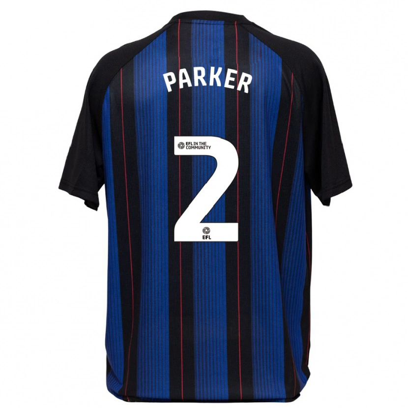 Danxen Herren Leon Parker #2 Blau Schwarz Auswärtstrikot Trikot 2025/26 T-Shirt Schweiz