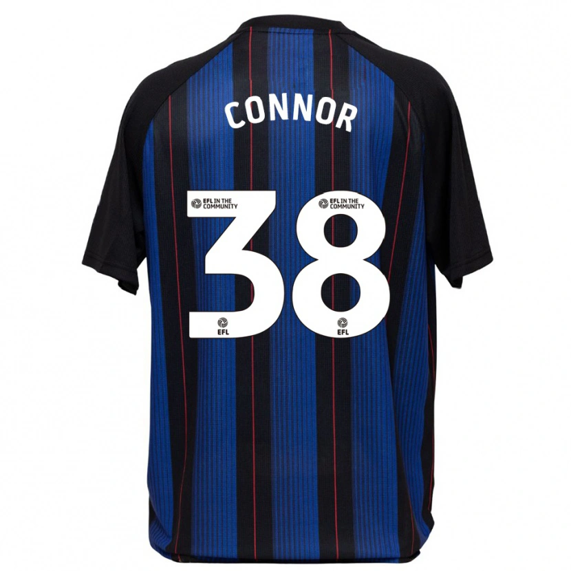 Danxen Herren Shea Connor #38 Blau Schwarz Auswärtstrikot Trikot 2025/26 T-Shirt Schweiz