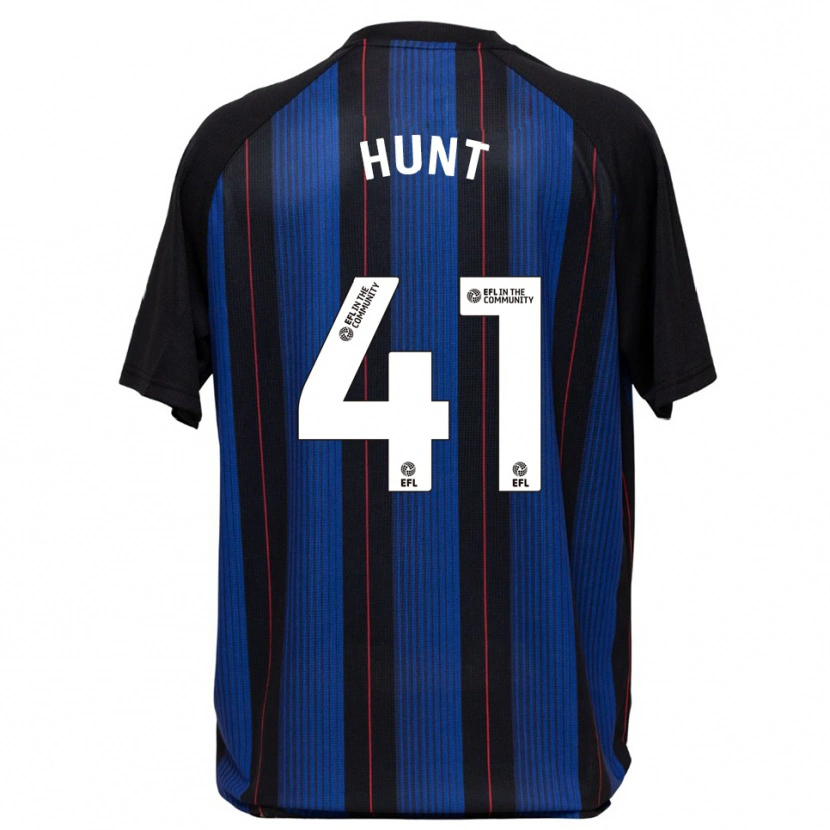 Danxen Herren Harley Hunt #41 Blau Schwarz Auswärtstrikot Trikot 2025/26 T-Shirt Schweiz