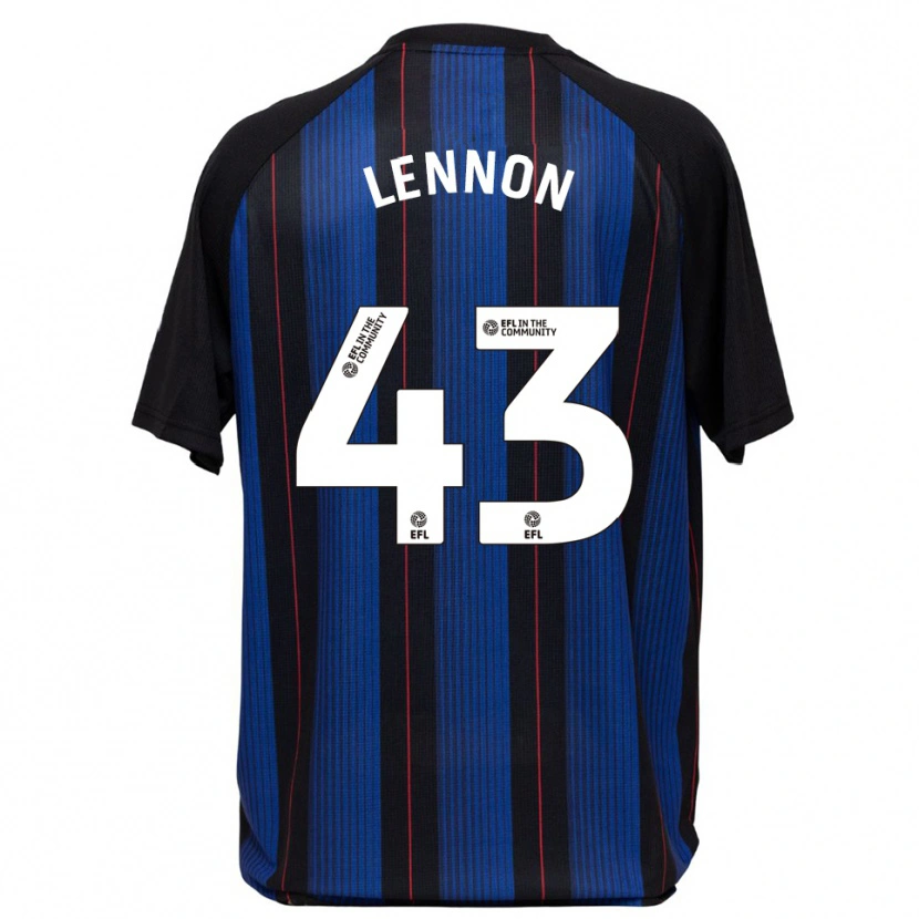 Danxen Herren Charlie Lennon #43 Blau Schwarz Auswärtstrikot Trikot 2025/26 T-Shirt Schweiz