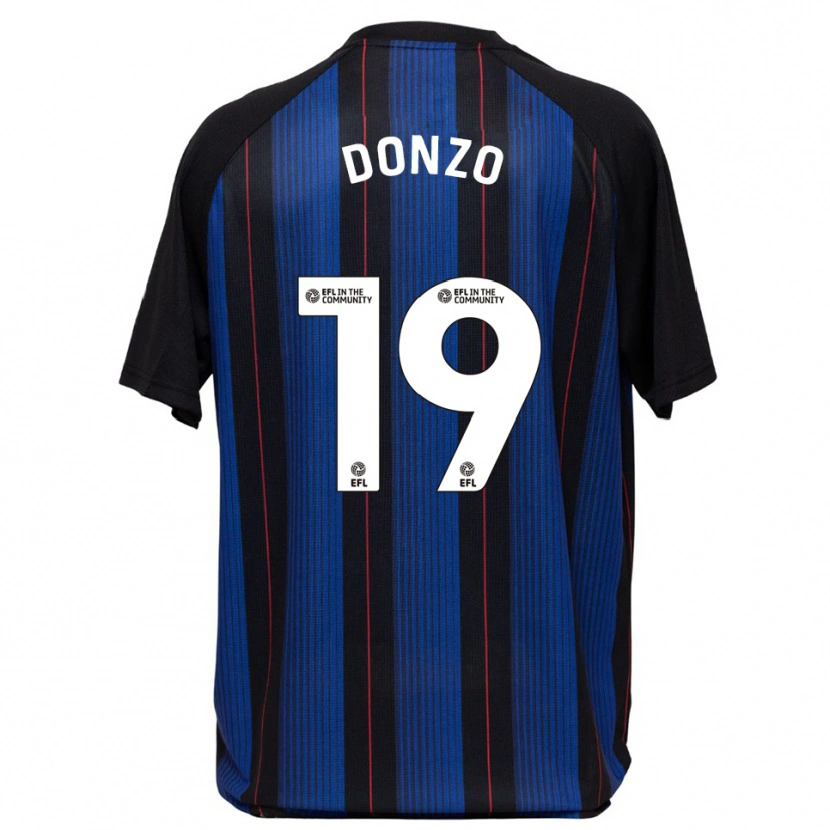 Danxen Herren Jolie Donzo #19 Blau Schwarz Auswärtstrikot Trikot 2025/26 T-Shirt Schweiz